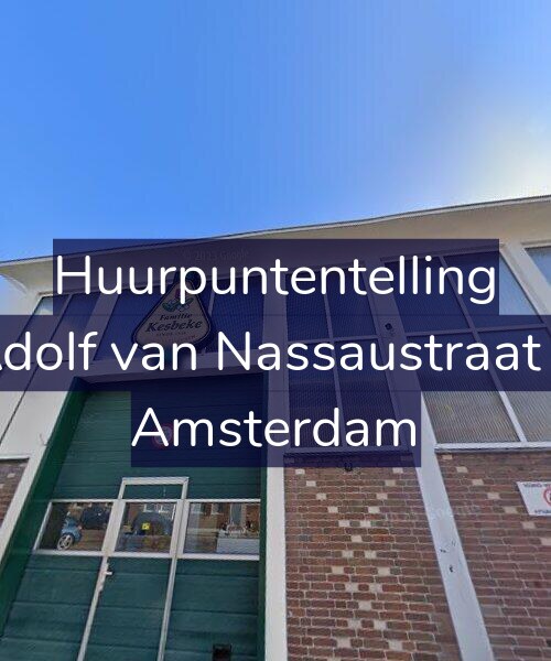 Foto gevel Huurpuntentelling voor Adolf van Nassaustraat 2, Amsterdam