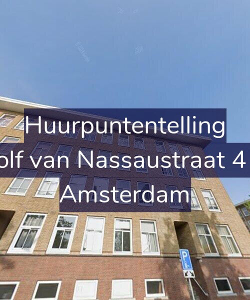 Foto gevel Huurpuntentelling voor Adolf van Nassaustraat 41-3, Amsterdam