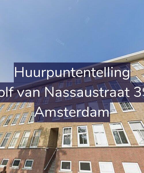Foto gevel Huurpuntentelling voor Adolf van Nassaustraat 39-2, Amsterdam