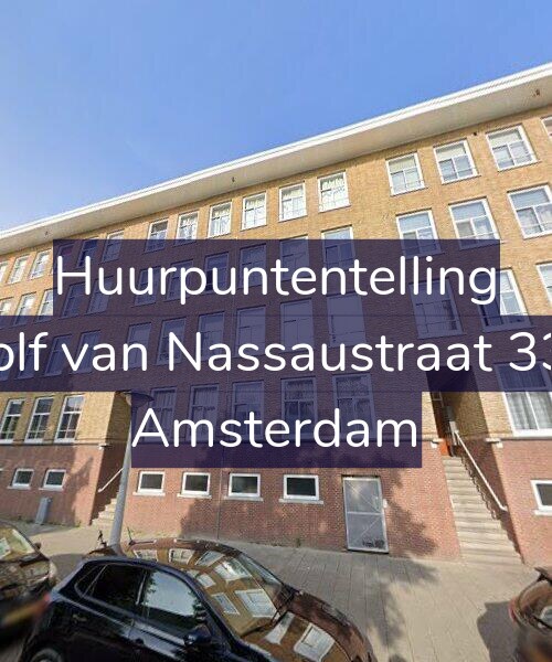 Foto gevel Huurpuntentelling voor Adolf van Nassaustraat 33-H, Amsterdam