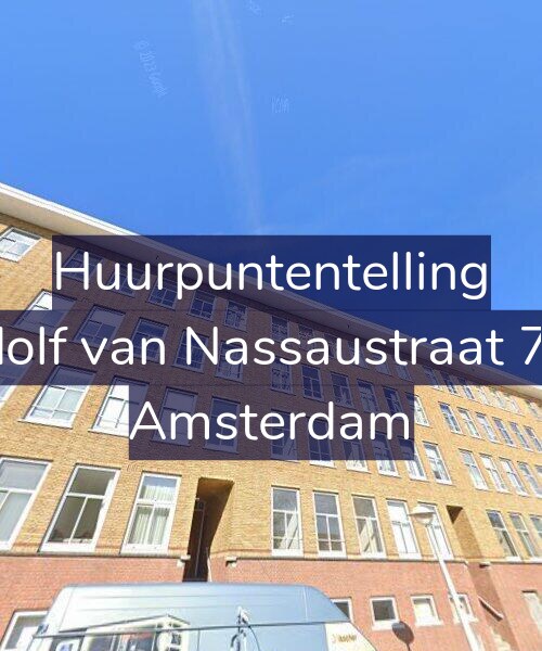 Foto gevel Huurpuntentelling voor Adolf van Nassaustraat 7-3, Amsterdam