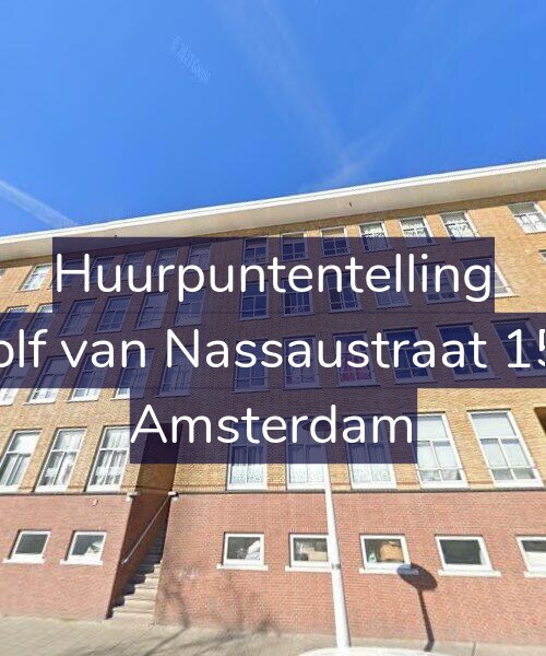 Foto gevel Huurpuntentelling voor Adolf van Nassaustraat 15-H, Amsterdam