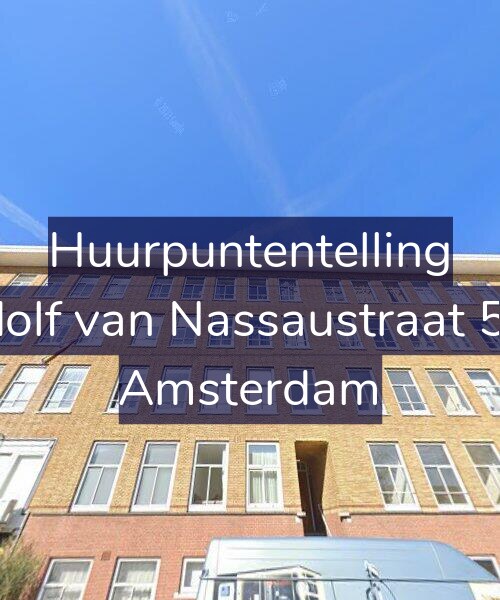 Foto gevel Huurpuntentelling voor Adolf van Nassaustraat 5-3, Amsterdam
