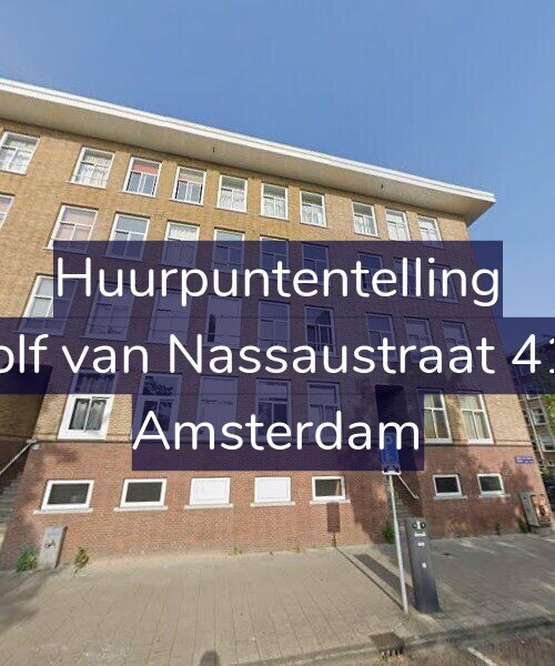 Foto gevel Huurpuntentelling voor Adolf van Nassaustraat 41-H, Amsterdam