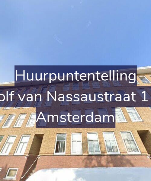 Foto gevel Huurpuntentelling voor Adolf van Nassaustraat 11-2, Amsterdam