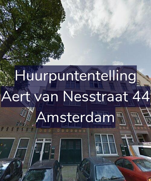 Foto gevel Huurpuntentelling voor Aert van Nesstraat 44, Amsterdam
