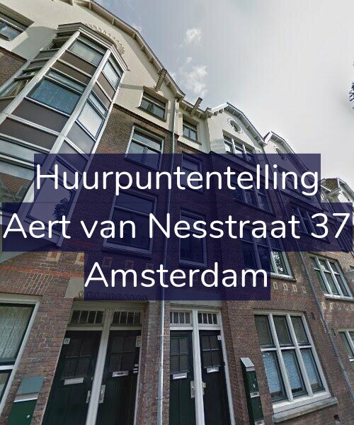 Foto gevel Huurpuntentelling voor Aert van Nesstraat 37, Amsterdam