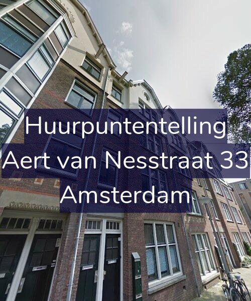 Foto gevel Huurpuntentelling voor Aert van Nesstraat 33, Amsterdam