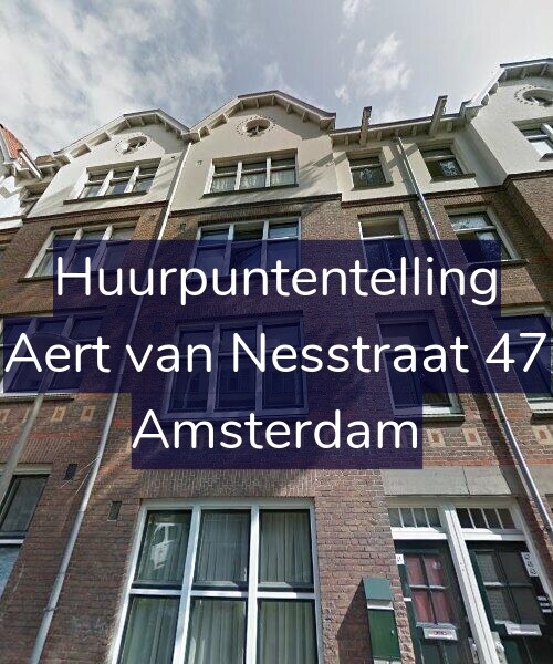 Foto gevel Huurpuntentelling voor Aert van Nesstraat 47, Amsterdam