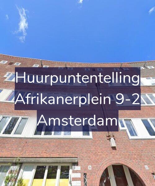 Foto gevel Huurpuntentelling voor Afrikanerplein 9-2, Amsterdam