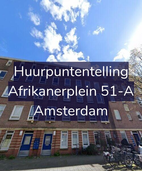 Foto gevel Huurpuntentelling voor Afrikanerplein 51-A, Amsterdam