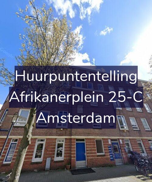 Foto gevel Huurpuntentelling voor Afrikanerplein 25-C, Amsterdam