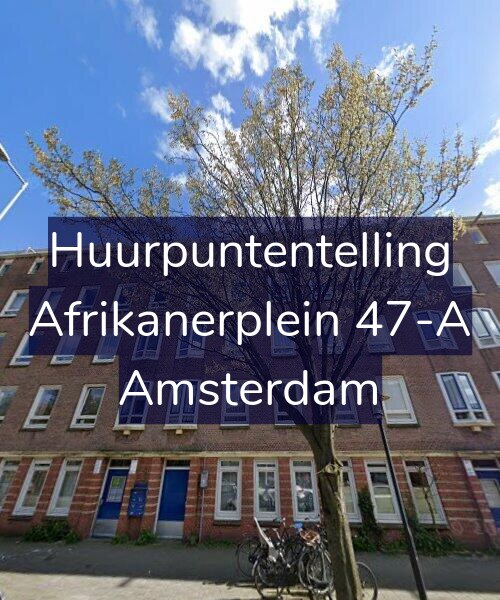 Foto gevel Huurpuntentelling voor Afrikanerplein 47-A, Amsterdam