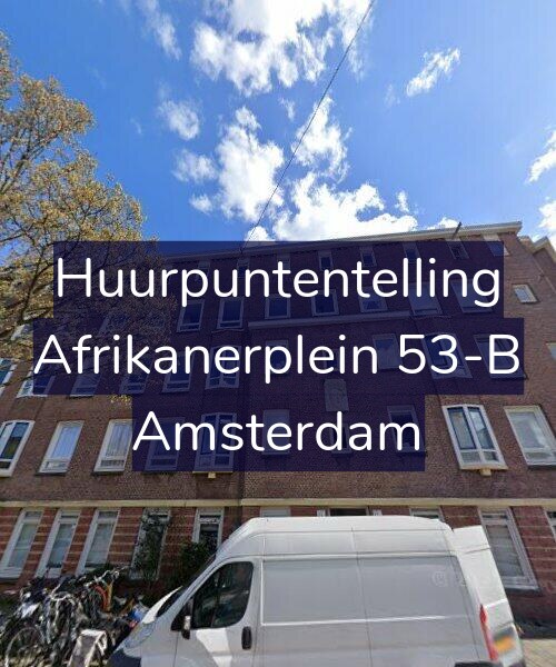 Foto gevel Huurpuntentelling voor Afrikanerplein 53-B, Amsterdam