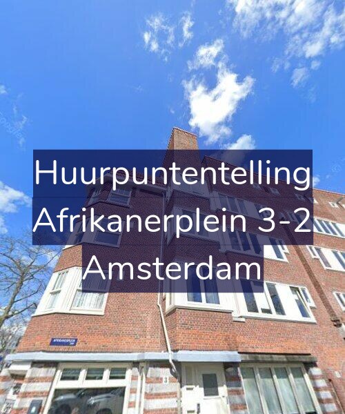 Foto gevel Huurpuntentelling voor Afrikanerplein 3-2, Amsterdam