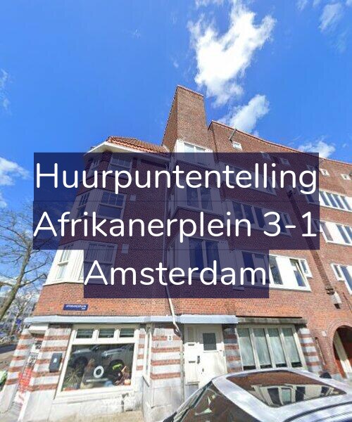 Foto gevel Huurpuntentelling voor Afrikanerplein 3-1, Amsterdam