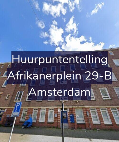 Foto gevel Huurpuntentelling voor Afrikanerplein 29-B, Amsterdam