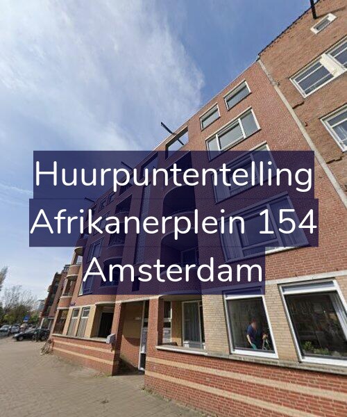 Foto gevel Huurpuntentelling voor Afrikanerplein 154, Amsterdam