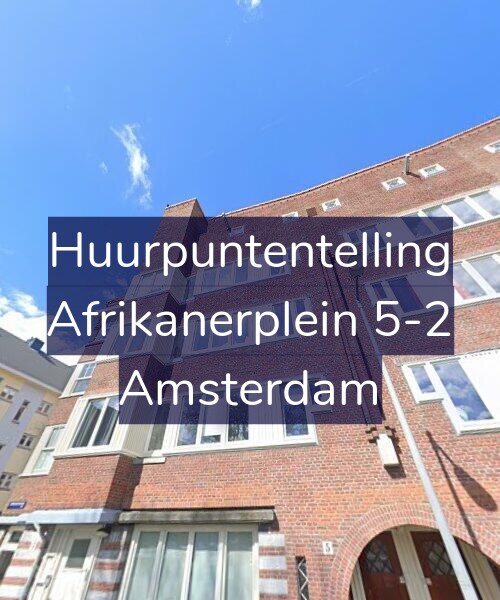 Foto gevel Huurpuntentelling voor Afrikanerplein 5-2, Amsterdam