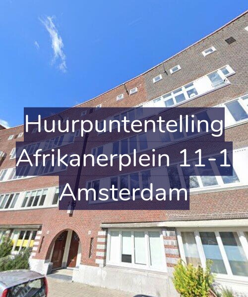 Foto gevel Huurpuntentelling voor Afrikanerplein 11-1, Amsterdam