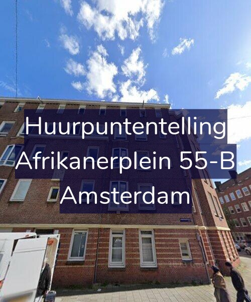 Foto gevel Huurpuntentelling voor Afrikanerplein 55-B, Amsterdam