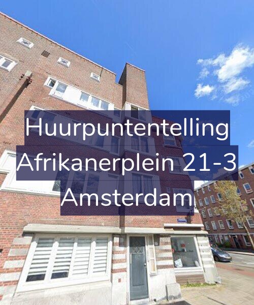 Foto gevel Huurpuntentelling voor Afrikanerplein 21-3, Amsterdam