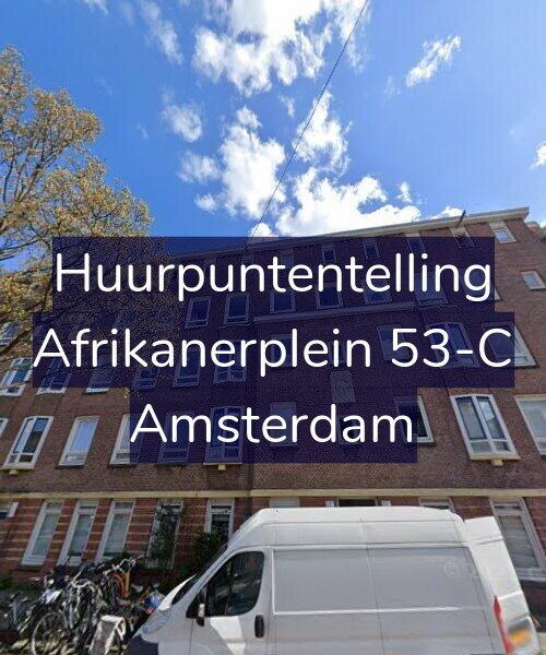 Foto gevel Huurpuntentelling voor Afrikanerplein 53-C, Amsterdam