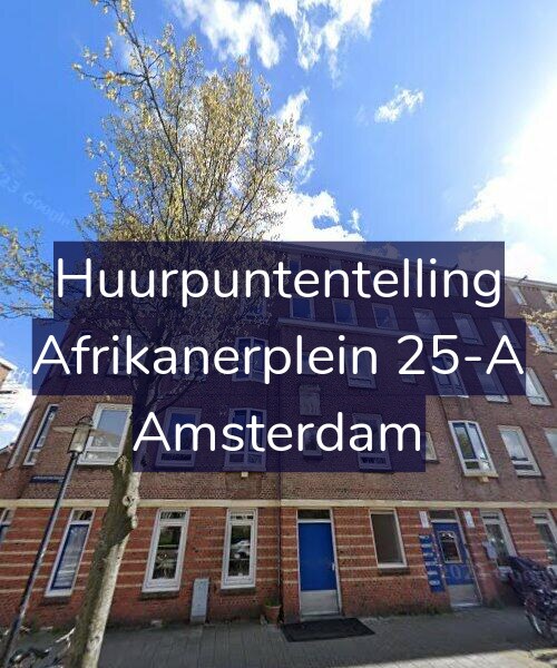 Foto gevel Huurpuntentelling voor Afrikanerplein 25-A, Amsterdam