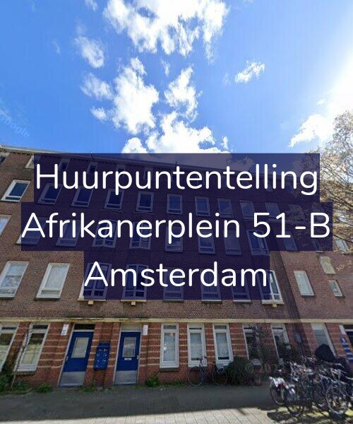 Foto gevel Huurpuntentelling voor Afrikanerplein 51-B, Amsterdam