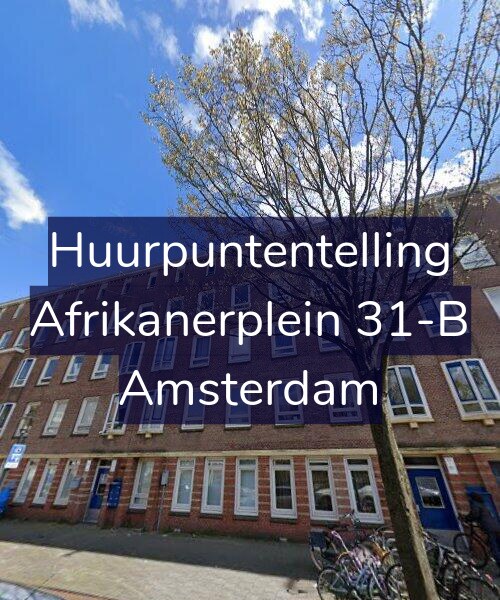 Foto gevel Huurpuntentelling voor Afrikanerplein 31-B, Amsterdam