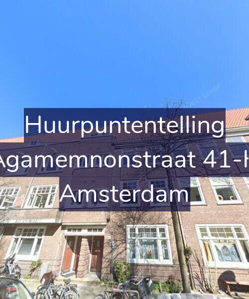 Foto gevel Huurpuntentelling voor Agamemnonstraat 41-H, Amsterdam