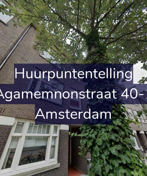 Foto gevel Huurpuntentelling voor Agamemnonstraat 40-1, Amsterdam