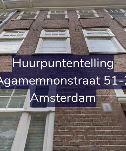 Foto gevel Huurpuntentelling voor Agamemnonstraat 51-2, Amsterdam