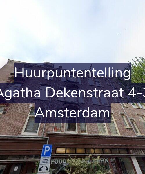 Foto gevel Huurpuntentelling voor Agatha Dekenstraat 4-3, Amsterdam