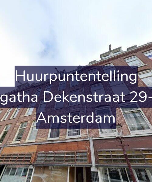Foto gevel Huurpuntentelling voor Agatha Dekenstraat 29-2, Amsterdam