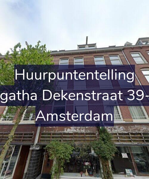 Foto gevel Huurpuntentelling voor Agatha Dekenstraat 39-1, Amsterdam