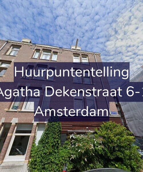 Foto gevel Huurpuntentelling voor Agatha Dekenstraat 6-1, Amsterdam