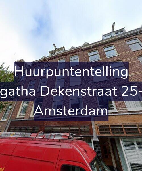 Foto gevel Huurpuntentelling voor Agatha Dekenstraat 25-1, Amsterdam