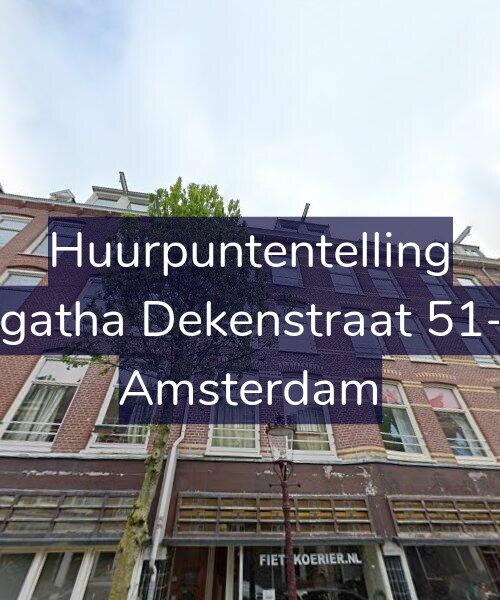 Foto gevel Huurpuntentelling voor Agatha Dekenstraat 51-2, Amsterdam