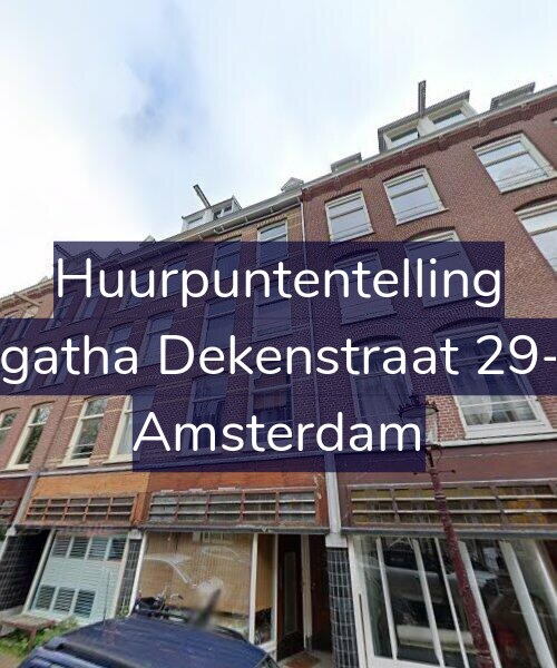 Foto gevel Huurpuntentelling voor Agatha Dekenstraat 29-1, Amsterdam