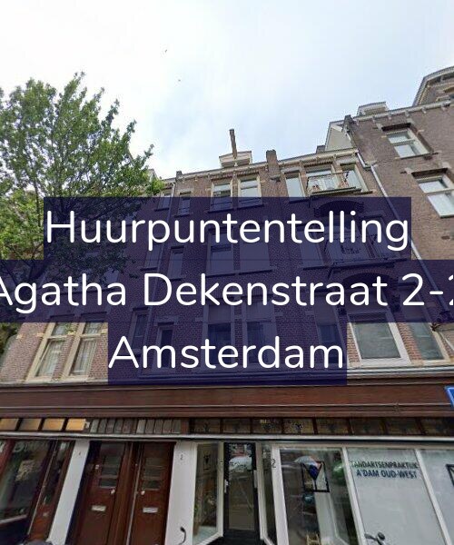 Foto gevel Huurpuntentelling voor Agatha Dekenstraat 2-2, Amsterdam