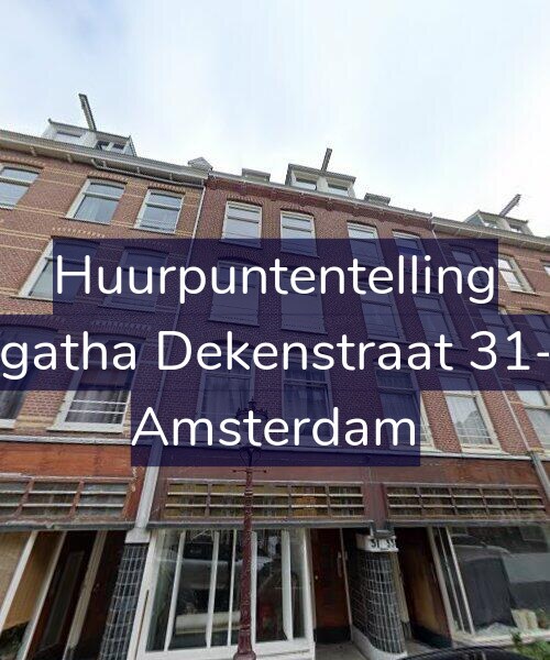 Foto gevel Huurpuntentelling voor Agatha Dekenstraat 31-1, Amsterdam