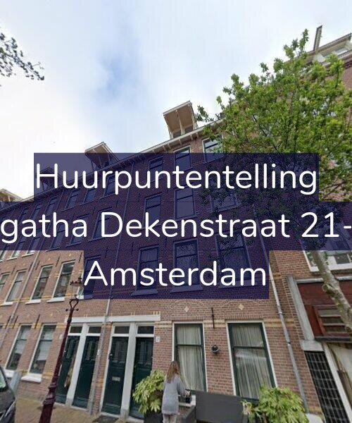 Foto gevel Huurpuntentelling voor Agatha Dekenstraat 21-1, Amsterdam