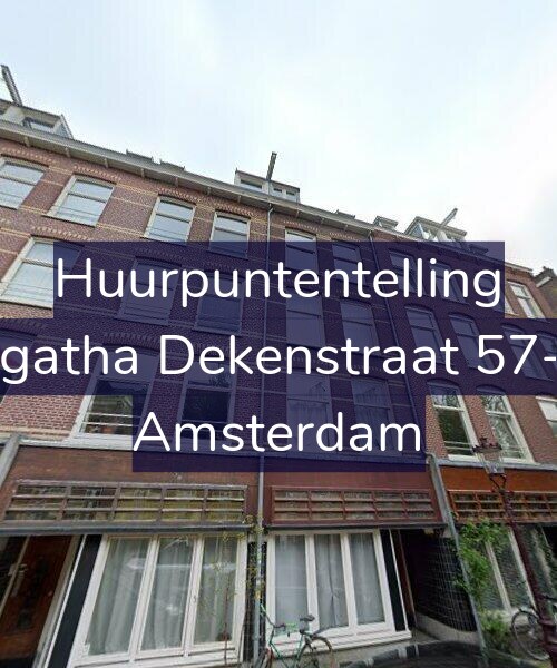 Foto gevel Huurpuntentelling voor Agatha Dekenstraat 57-1, Amsterdam