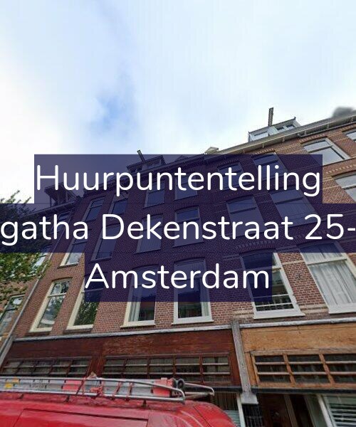 Foto gevel Huurpuntentelling voor Agatha Dekenstraat 25-2, Amsterdam