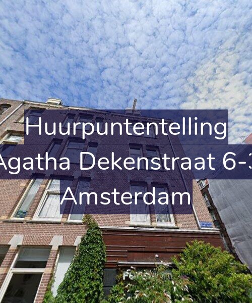Foto gevel Huurpuntentelling voor Agatha Dekenstraat 6-3, Amsterdam