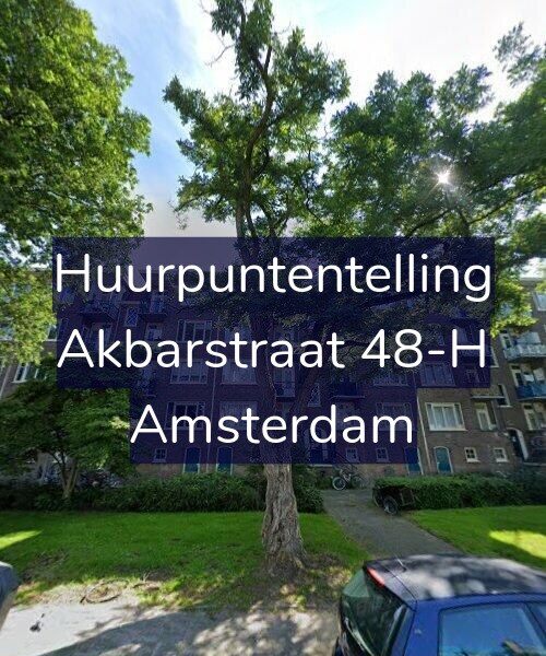 Foto gevel Huurpuntentelling voor Akbarstraat 48-H, Amsterdam