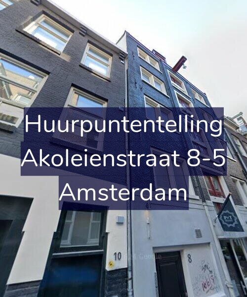 Foto gevel Huurpuntentelling voor Akoleienstraat 8-5, Amsterdam