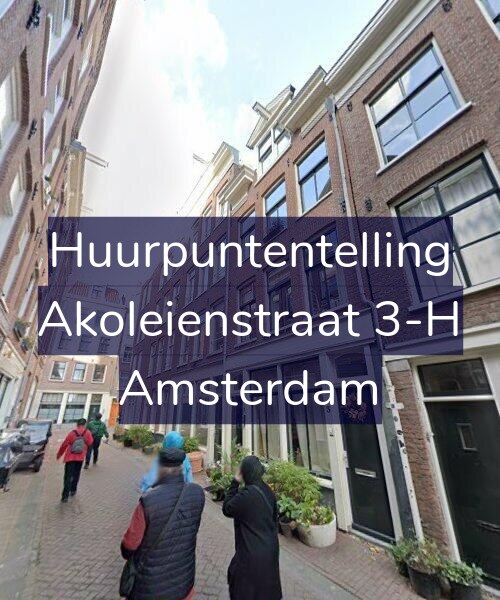 Foto gevel Huurpuntentelling voor Akoleienstraat 3-H, Amsterdam