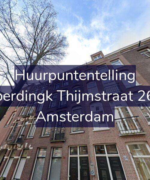 Foto gevel Huurpuntentelling voor Alberdingk Thijmstraat 26-2, Amsterdam